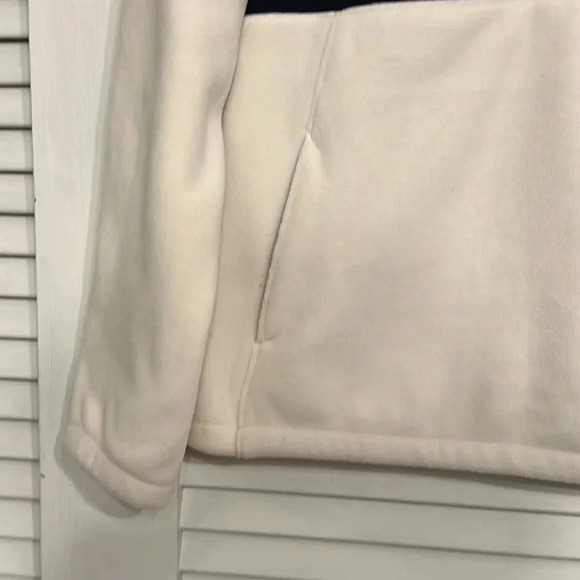 NWT The north face WMN Candescent Quarter Zip Sweatshirt white/black MED - Picture 5 of 9